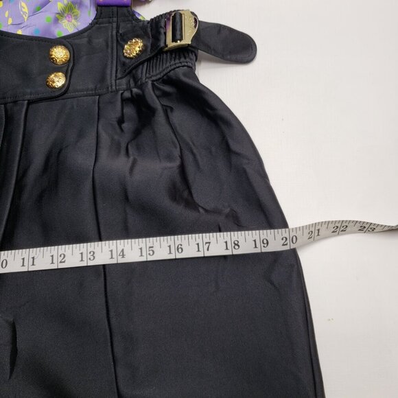 Phenix Women's Ski Snow Board Overall Pants Black Purple Size 12 Retro Vintage - Picture 15 of 16